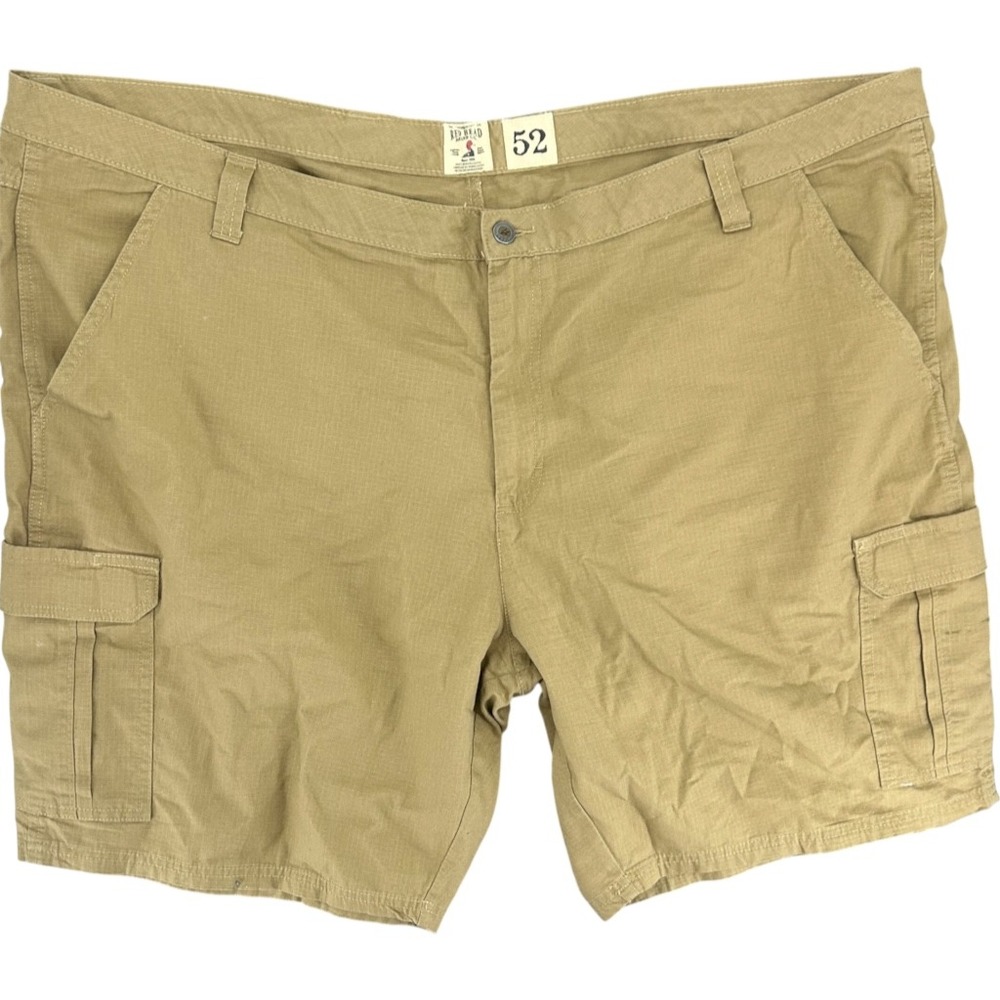 Red Head Brand Co Mens Ripstop Cargo Shorts Khaki Tan Size 52